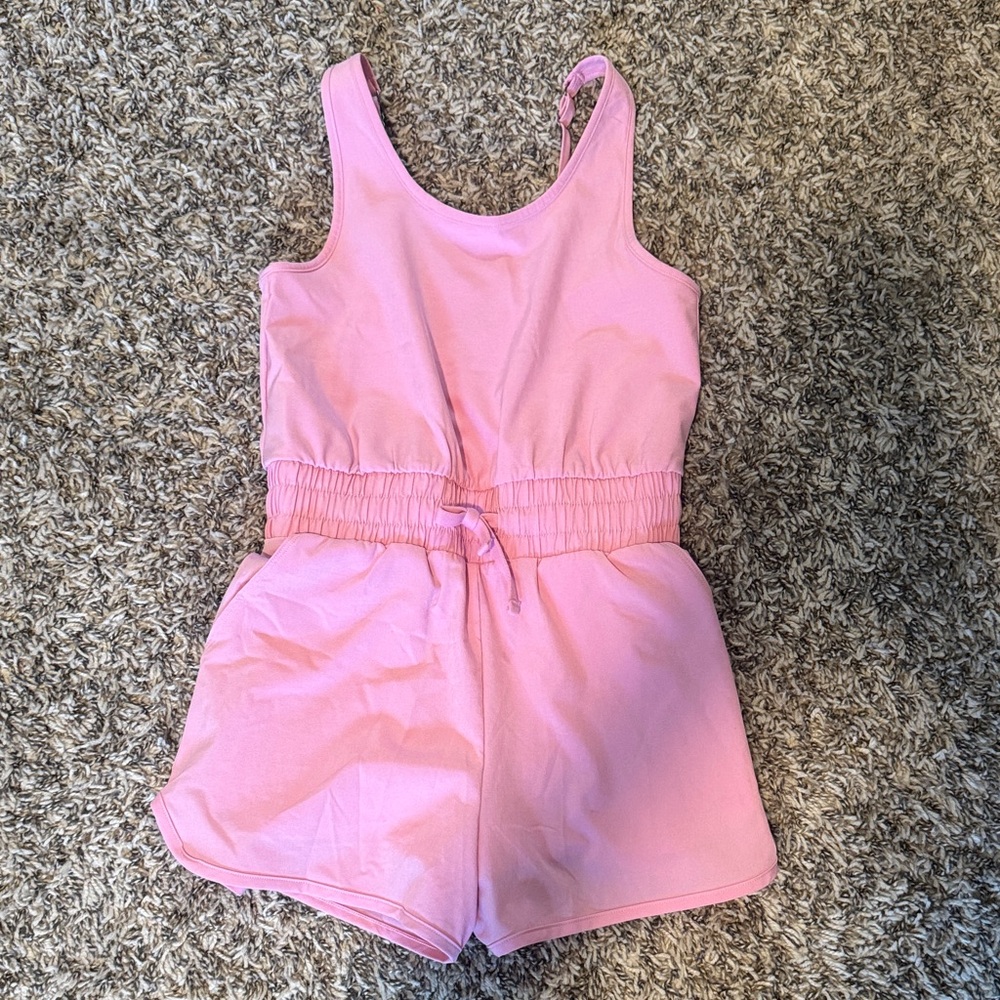 Abercrombie Kids Pink Sleeveless Romper